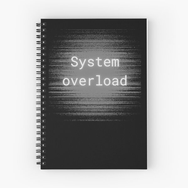 Item preview, System Overload – Minimal Tech Burnout Error Aesthetic Design designed and sold by MK-Charlie.