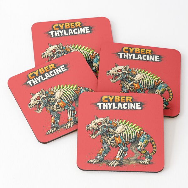 Item preview, Tasmanian tiger - Cyber Thylacine designed and sold by Jani-art-world.
