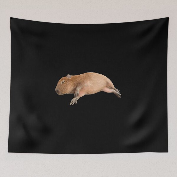 Item preview, Baby Capybara Sleeping Art for Men Women Kids , Capybara Gift Lover  designed and sold by DZIRI NAJAT.