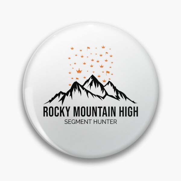 Item preview, Rocky Mountains Strava Segment Art Cycling Design with Orange KOM Icons Vector Outdoor Apparel Style for Cyclists Trail Runners Strava Athletes GPS Fitness Map Aesthetic designed and sold by BMLprint ⭐⭐⭐⭐⭐.