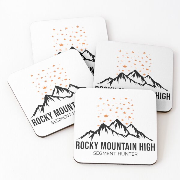 Item preview, Rocky Mountains Strava Segment Art Cycling Design with Orange KOM Icons Vector Outdoor Apparel Style for Cyclists Trail Runners Strava Athletes GPS Fitness Map Aesthetic designed and sold by BMLprint ⭐⭐⭐⭐⭐.