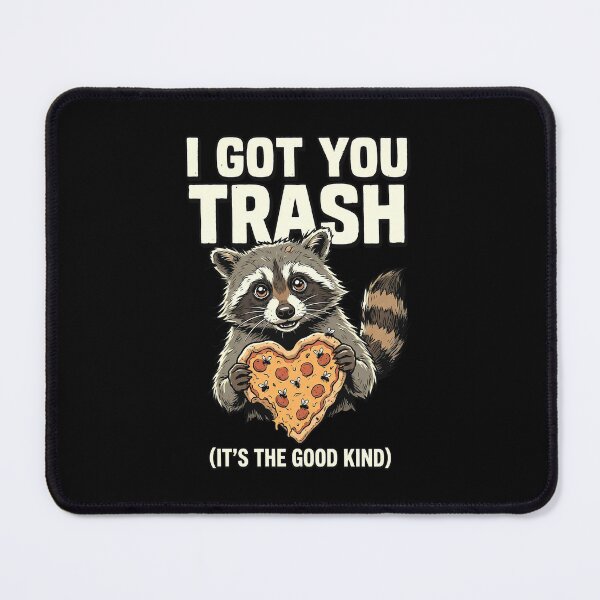 Item preview, Valentines Day I Got You Trash Raccoon Pizza Lover Humor designed and sold by ZuToMi.