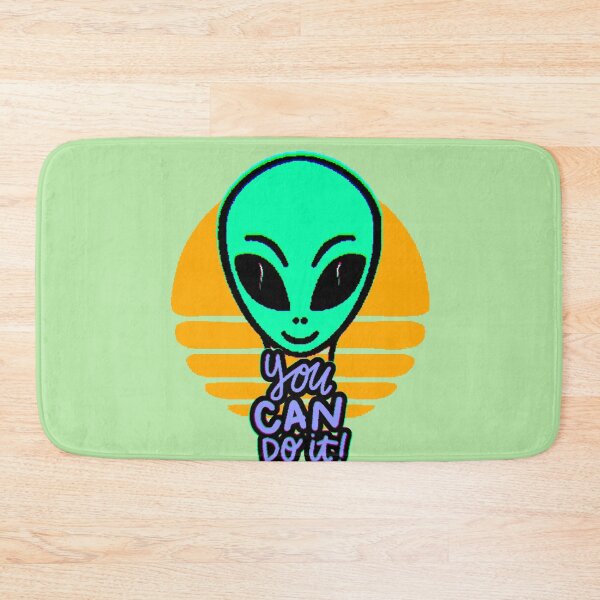 Item preview, You Can Do It Alien – Motivational Alien Face designed and sold by AstronautMerch.