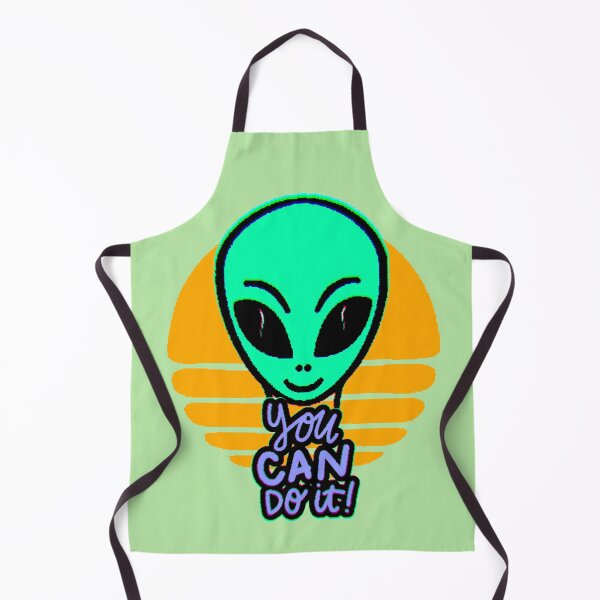 Item preview, You Can Do It Alien – Motivational Alien Face designed and sold by AstronautMerch.