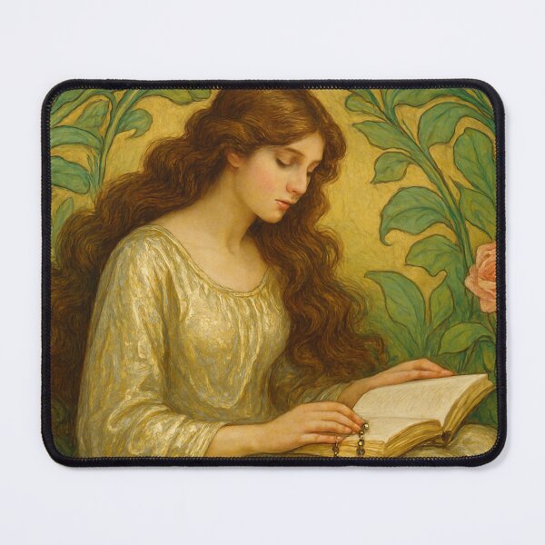 Item preview, Dreamy woman in the light of the leaves designed and sold by Sigtrix.
