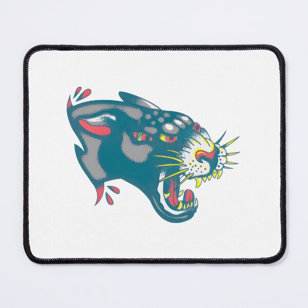 Item preview, Roaring Panther Tattoo Style Design, Merch By Amazon, Redbubble, Teepublic, Limited Edition, Perfec designed and sold by CamAkimBlake.
