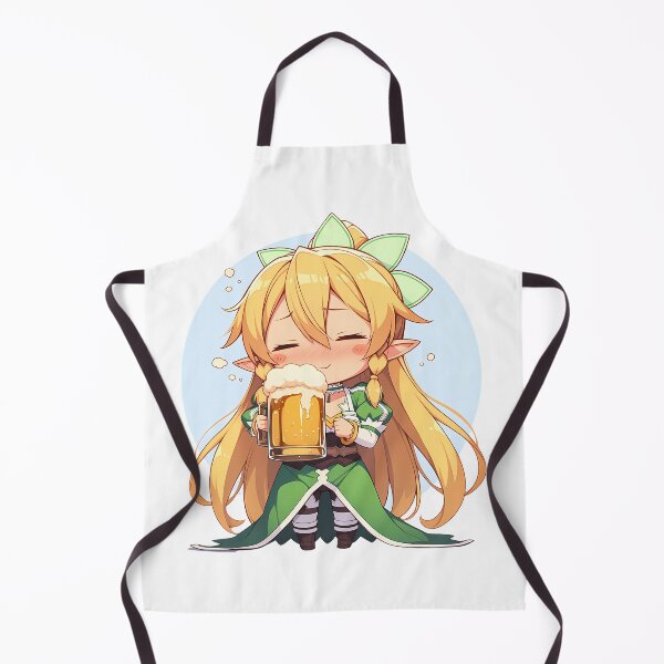 Item preview, Leafa Sword Art Online Anime Girl Kawaii Chibi Beer Drunk Fest Happy Cheerful Mood designed and sold by riadjamai.