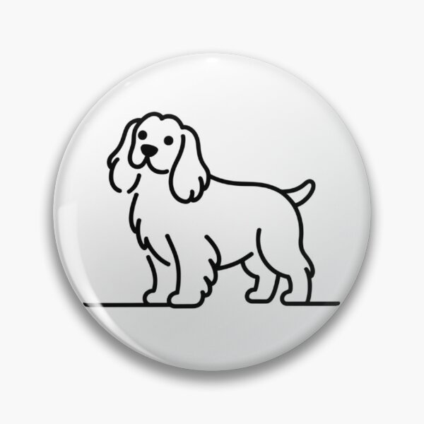Item preview, Sussex Spaniel Minimalist Dog designed and sold by RedWhiteTees.