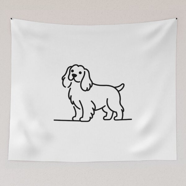 Item preview, Sussex Spaniel Minimalist Dog designed and sold by RedWhiteTees.