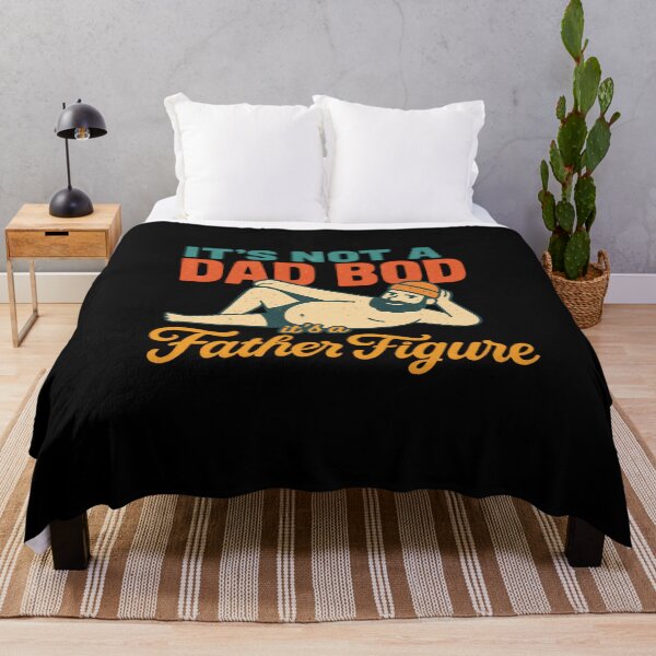 Item preview, It's Not a Dad Bod It's a Father Figure Funny Dad Humor Quote designed and sold by flagylART.