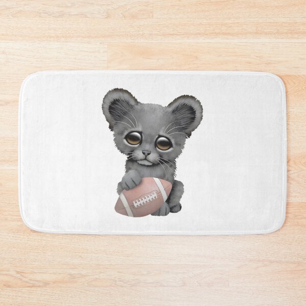Item preview, Adorable Panther Cub With Football, Merch By Amazon, Redbubble, Teepublic, Limited Edition, Perfect designed and sold by CamAkimBlake.