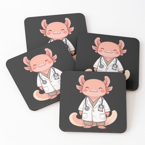 Artikelvorschau, Doktor Axolotl – Ruhige, fürsorgliche medizinische Fachkraft (Illustration) entworfen und verkauft von ColorSplash123.