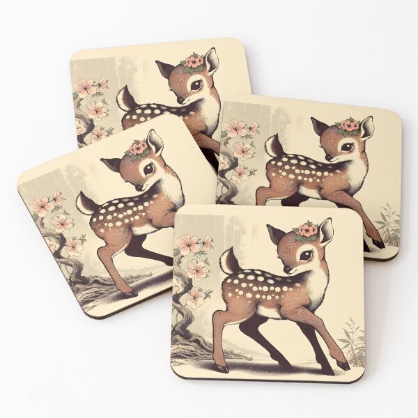 Item preview, Cute Baby Deer, Ai Generated Art  designed and sold by ACC .