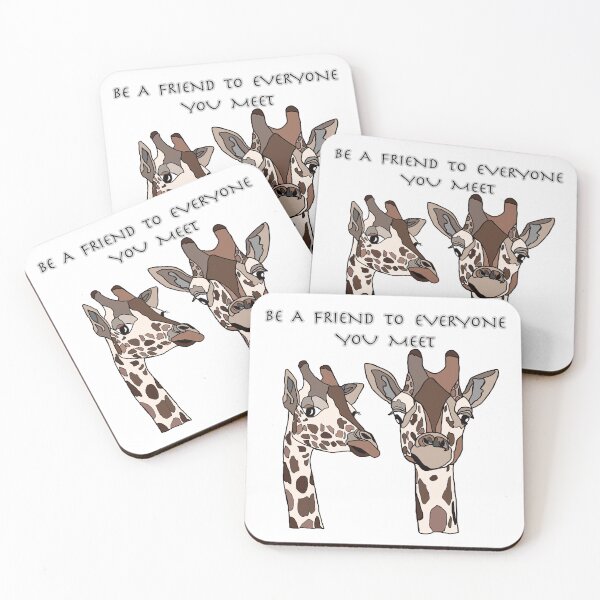 Artikelvorschau, Giraffe Love – Sei ein Freund entworfen und verkauft von Colleen Macomber.