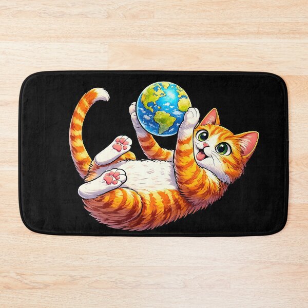 Item preview, Tiny Planet – Cosmic Cat Playing With Earth designed and sold by Dominik1994.