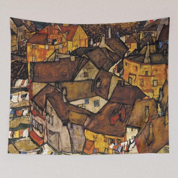 Artikelvorschau, Egon Schiele - Krumau, Häuserhalbmond entworfen und verkauft von RickE.