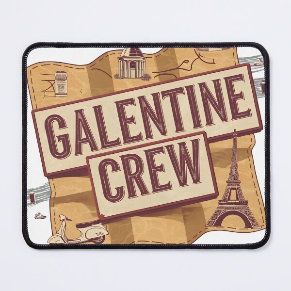 Item preview, Galentine Crew Travel Map – Girls Trip Europe Friendship Valentine Design designed and sold by Happy'CLICK'.