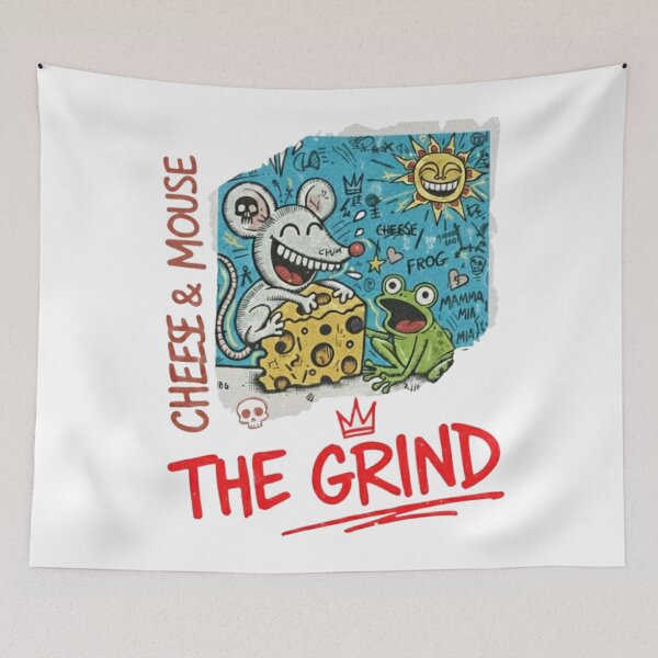 Item preview, A mouse hogs the cheese. designed and sold by taratyanprint.