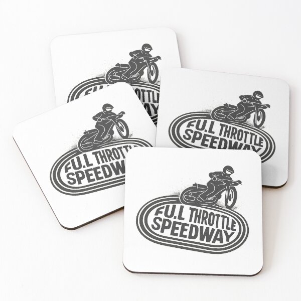 Item preview, Full Throttle Speedway Dirt Track Typography Rider Graphic designed and sold by MKreative Studio.