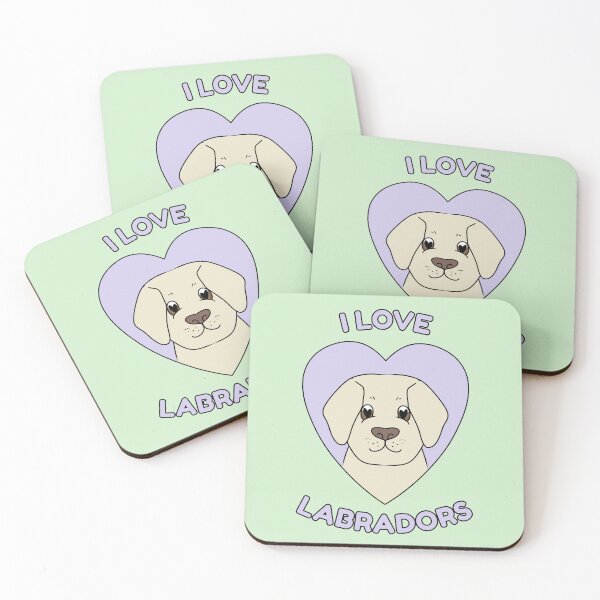 Item preview, I LOVE LABRADORS designed and sold by HugSomeNettles.