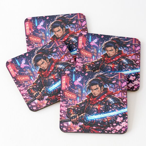 Item preview, Cyberpunk Samurai designed and sold by 27Stickers.