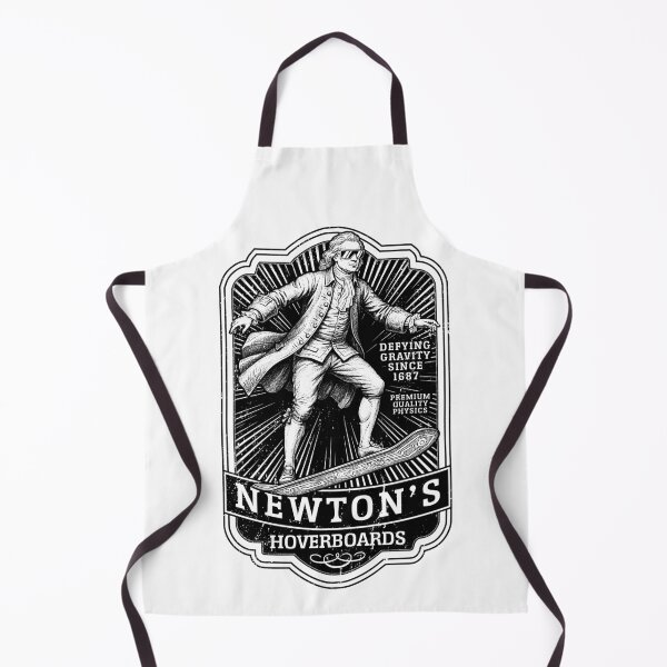 Item preview, Funny Physics Isaac Newton Hoverboard Vintage Label Science designed and sold by GrandeDuc.