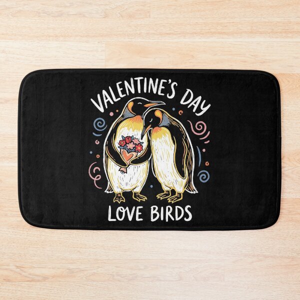 Item preview, Cute Penguins Love Birds Valentine Bouquet Illustration designed and sold by zzz888.