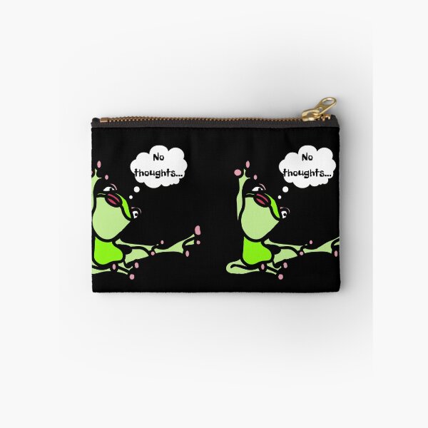 Item preview, Cute frog doing yoga - no thoughts designed and sold by MargoMalej.