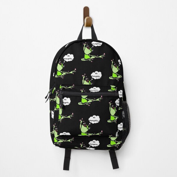 Item preview, Cute frog doing yoga - no thoughts designed and sold by MargoMalej.