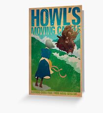 Howl's Moving Castle Greeting Card