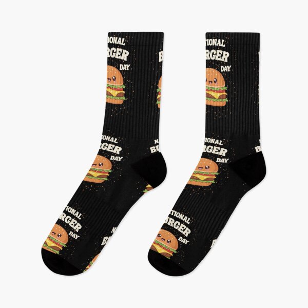 Item preview, National Burger Day Funny  Burger – Cute Food Cartoon Design designed and sold by Graphizia.