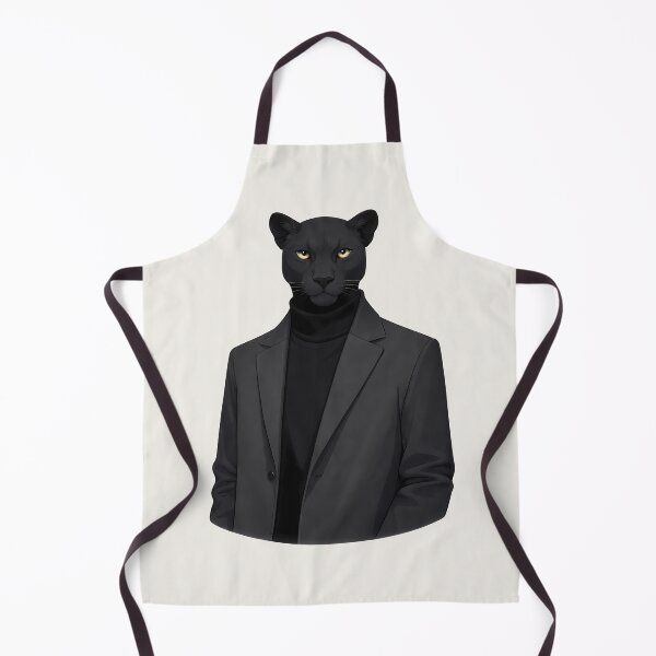 Item preview, Panther in Minimal Formal Coat Illustration designed and sold by Ombrya.