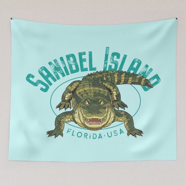 Item preview, Sanibel Island Florida Alligator Design designed and sold by Futurebeachbum.