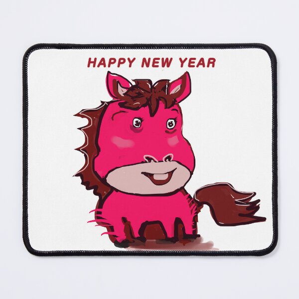 Item preview, Red Horse Zodiac 2026 – Cute Happy New Year Character designed and sold by mejuart.