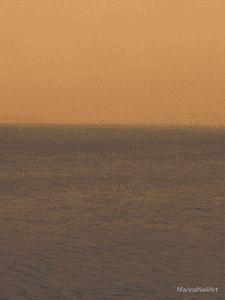 Mellow Patterned Sea ✧ Digital Impressionistic ✧ by MarinaNeilArt