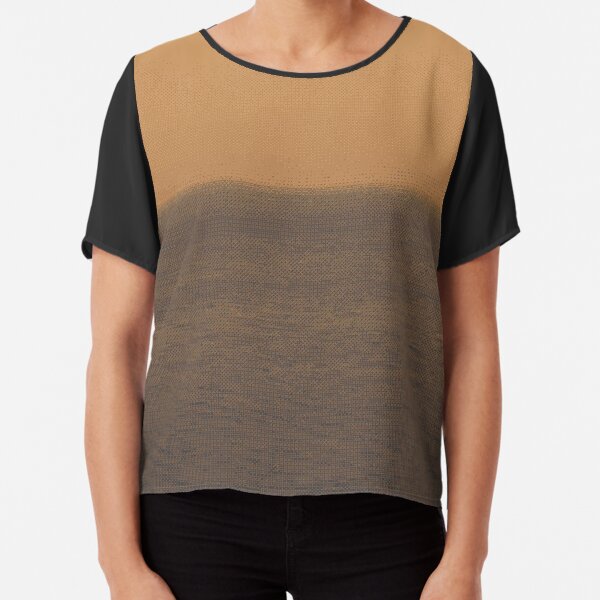 Mellow Patterned Sea ✧ Digital Impressionistic ✧ Chiffon Top