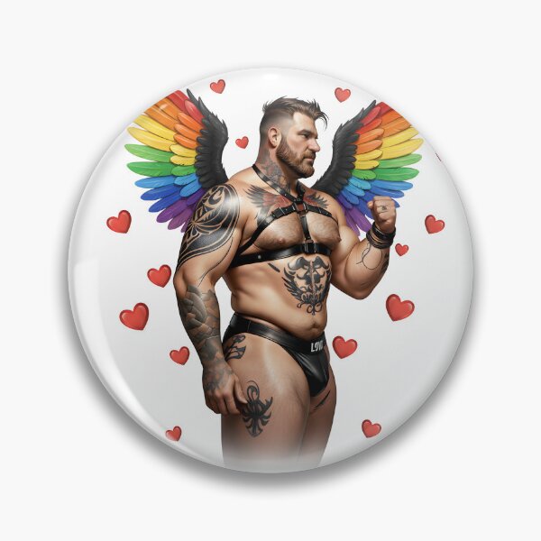 Item preview, Rainbow Valentine Cupid designed and sold by Black Rainbow Studios.