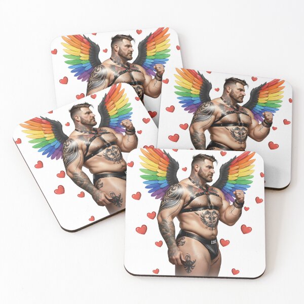 Item preview, Rainbow Valentine Cupid designed and sold by Black Rainbow Studios.