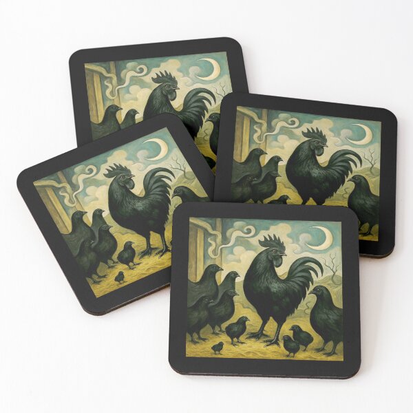 Item preview, Ayam Cemani chicken#6 designed and sold by Helios Be. Lavsh.