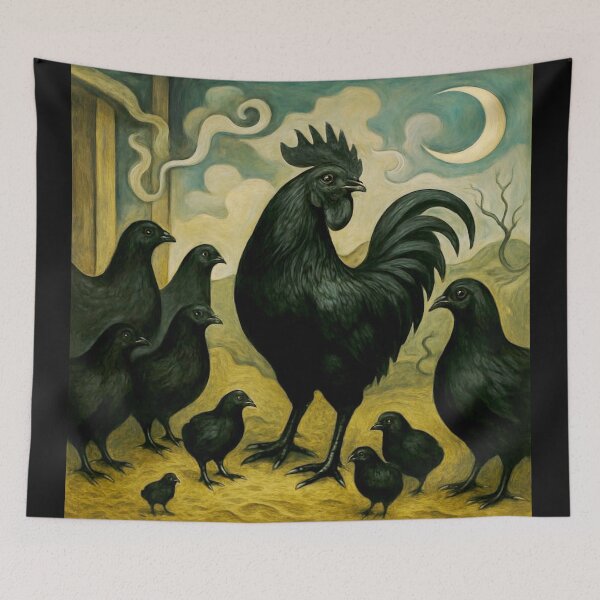 Item preview, Ayam Cemani chicken#6 designed and sold by Helios Be. Lavsh.