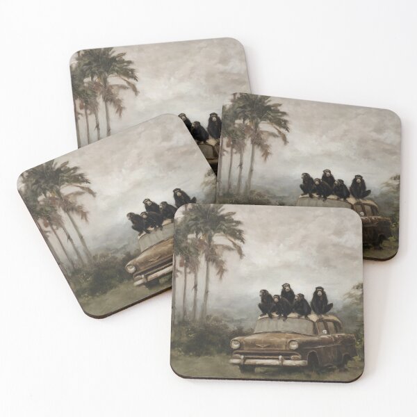 Item preview, Monkeys on an Old Car designed and sold by lautir.