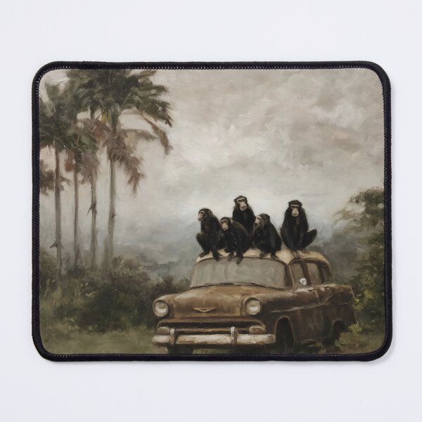 Item preview, Monkeys on an Old Car designed and sold by lautir.