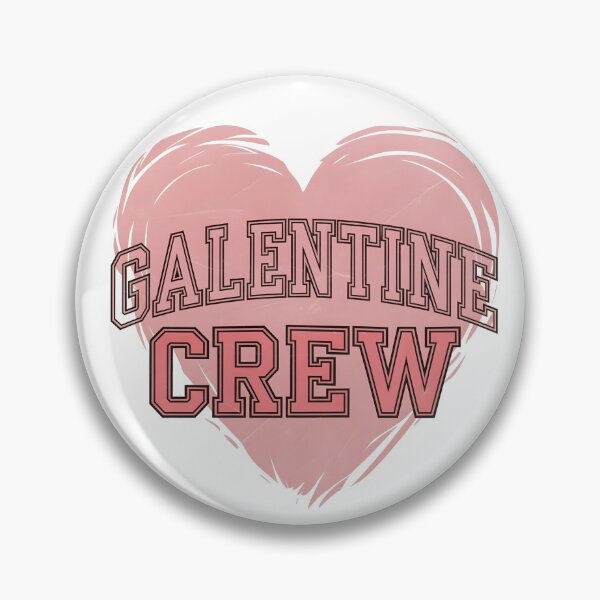 Item preview, Galentine Crew – Pink Heart Varsity Girl Gang Friendship Valentine Design designed and sold by Happy'CLICK'.