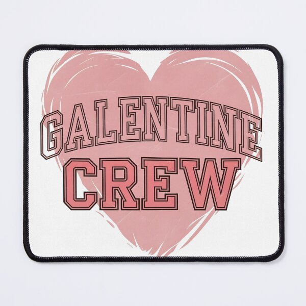 Item preview, Galentine Crew – Pink Heart Varsity Girl Gang Friendship Valentine Design designed and sold by Happy'CLICK'.