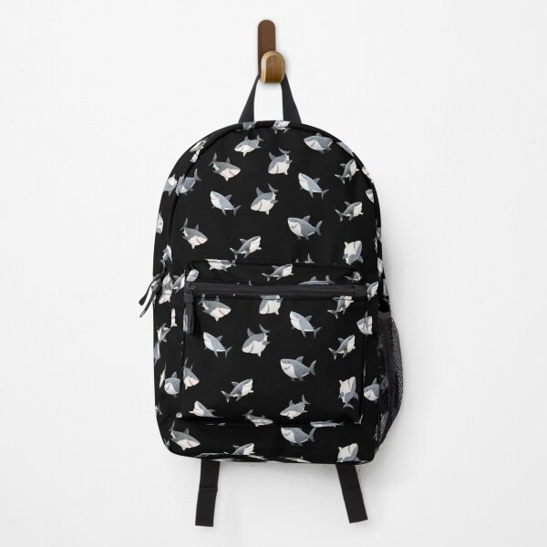 Item preview, Tossed Watercolor Sharks on Black  designed and sold by KSimpson838.