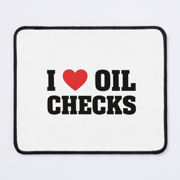 Item preview, Cool Car I Love Oil Checks Garage Humor designed and sold by GridText.