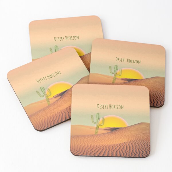 Item preview, Desert Horizon – Sunset Desert Wall Art Poster designed and sold by Giota29.