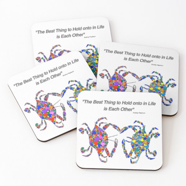Item preview, Blue Crab Love - Hold Onto Each Other designed and sold by Colleen Macomber.