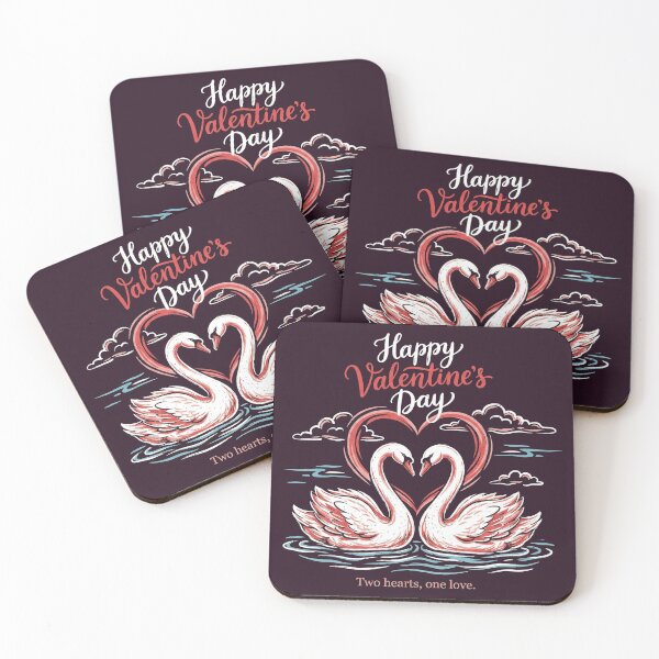 Item preview, Romantic White Swans Heart Shape Lake Illustration designed and sold by zzz888.
