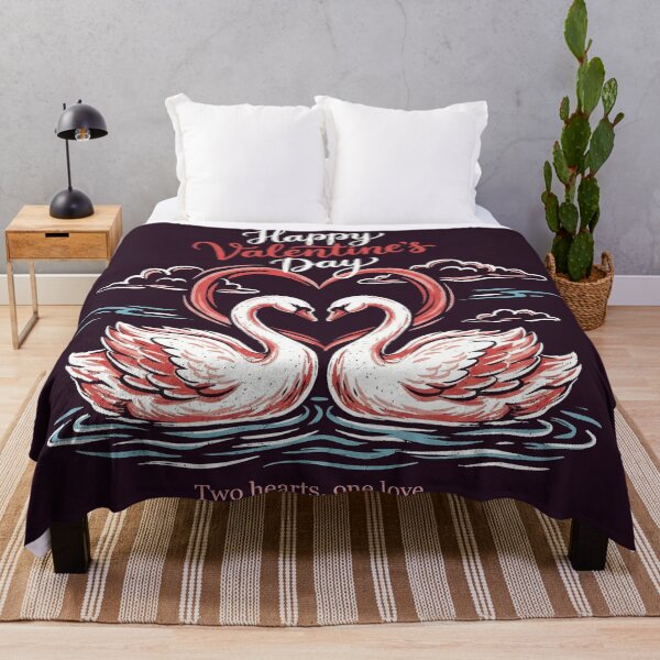 Item preview, Romantic White Swans Heart Shape Lake Illustration designed and sold by zzz888.